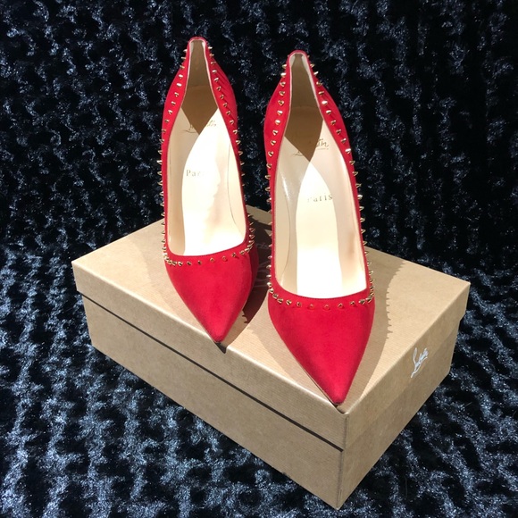Christian Louboutin Shoes - 🔥NEW🔥CHRISTIAN LOUBOUTIN..39 ANJALINA RED SUEDE